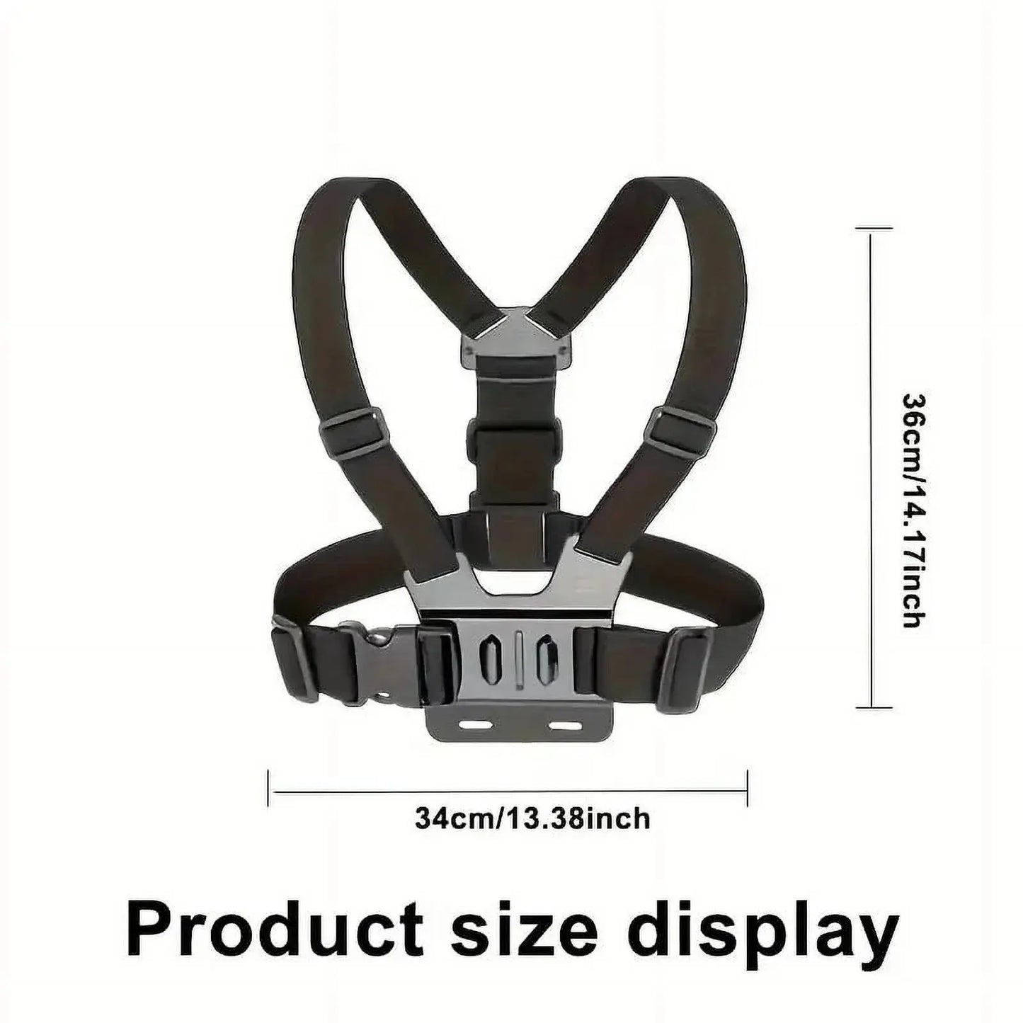6Pcs/Set Hands-Free Phone Chest Mount Harness Vest & Head Strap Clip Holder Adjustable for POV/VLOG Compatible with Iphone Samsung Gopro Hero DJI Osmo AKASO Action Cameras Summervibes