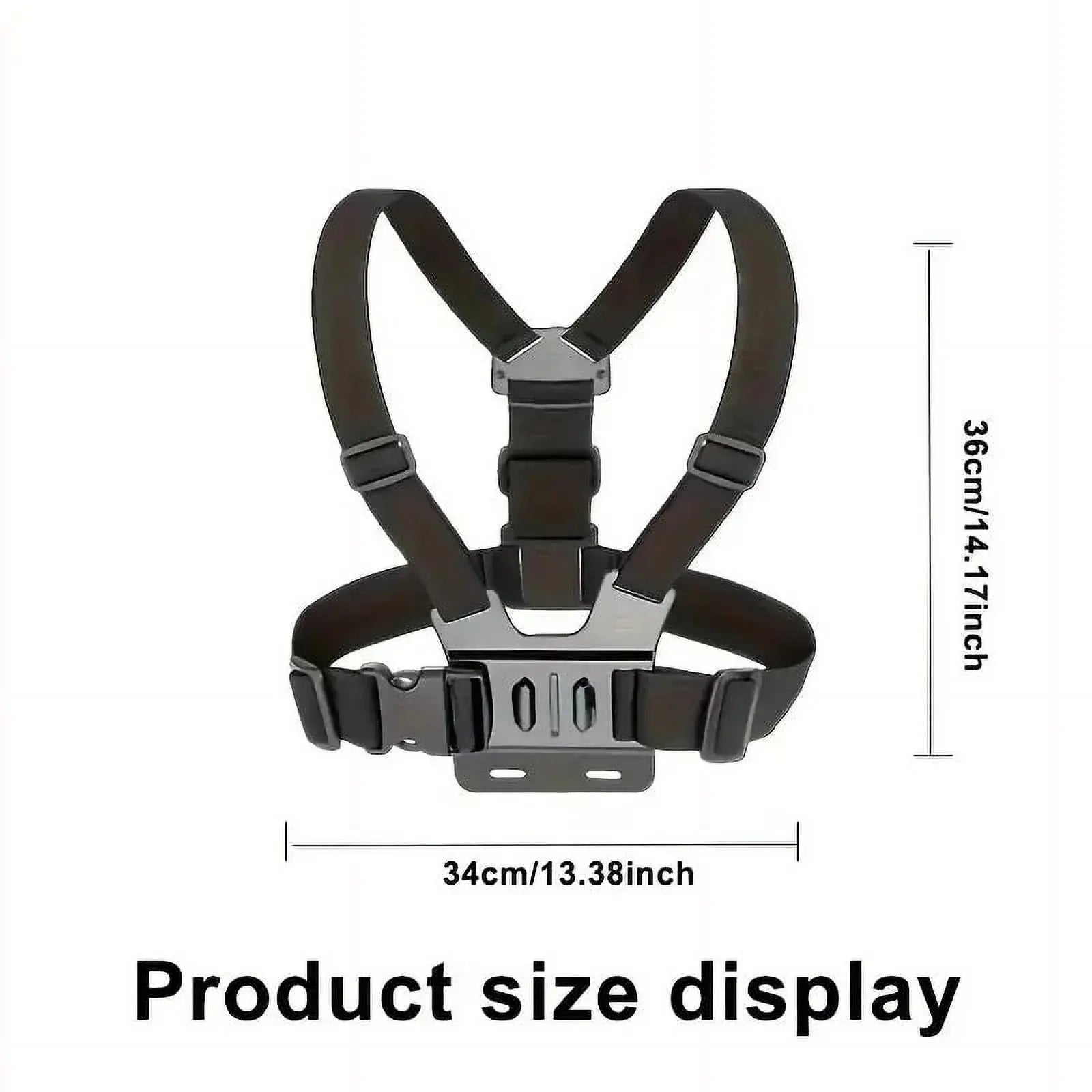 6Pcs/Set Hands-Free Phone Chest Mount Harness Vest & Head Strap Clip Holder Adjustable for POV/VLOG Compatible with Iphone Samsung Gopro Hero DJI Osmo AKASO Action Cameras Summervibes