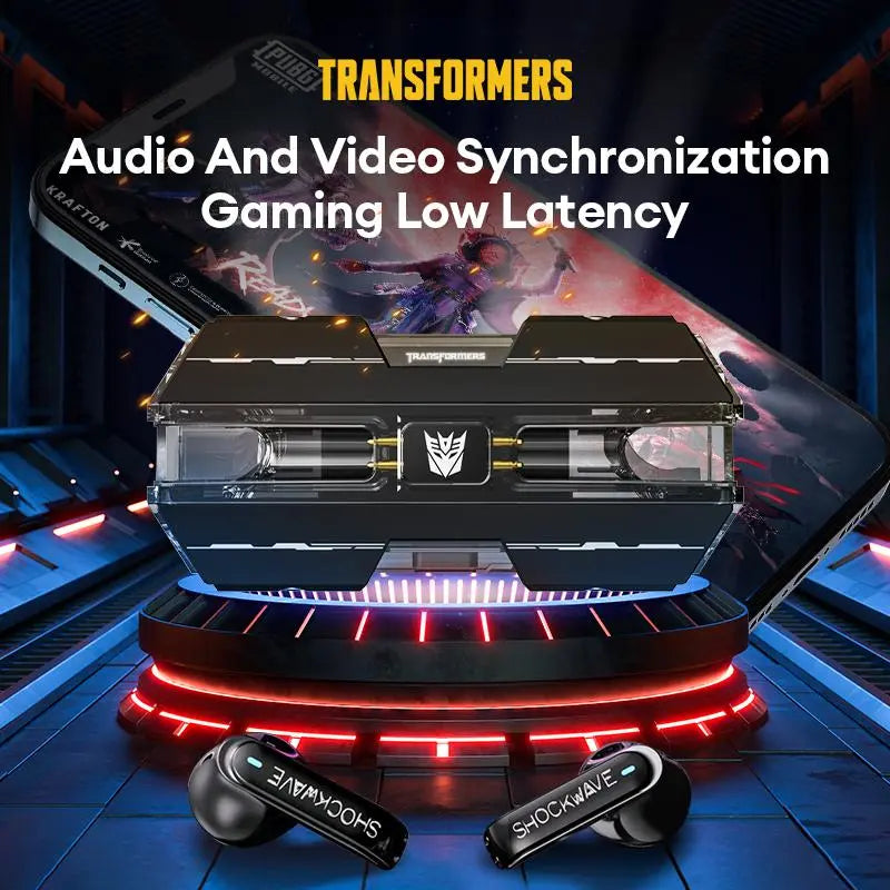 Fashion Wireless BT Headset, True Wireless Headphones, TF-T01 BT5.3 Gaming Low Latency Headset, TWS Hifi Stereo Sound Quality Headset with Microphone for Game Travel Sports
