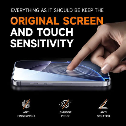 Magicjohn Clear, Privacy Protections, Protective Screen Protector, for Iphone 16 Series/Samsung/Google, Auto Dust Elimination, Bubble Free, HD, Black: 28° Privacy, Clear: 4K HD, National Day Offers