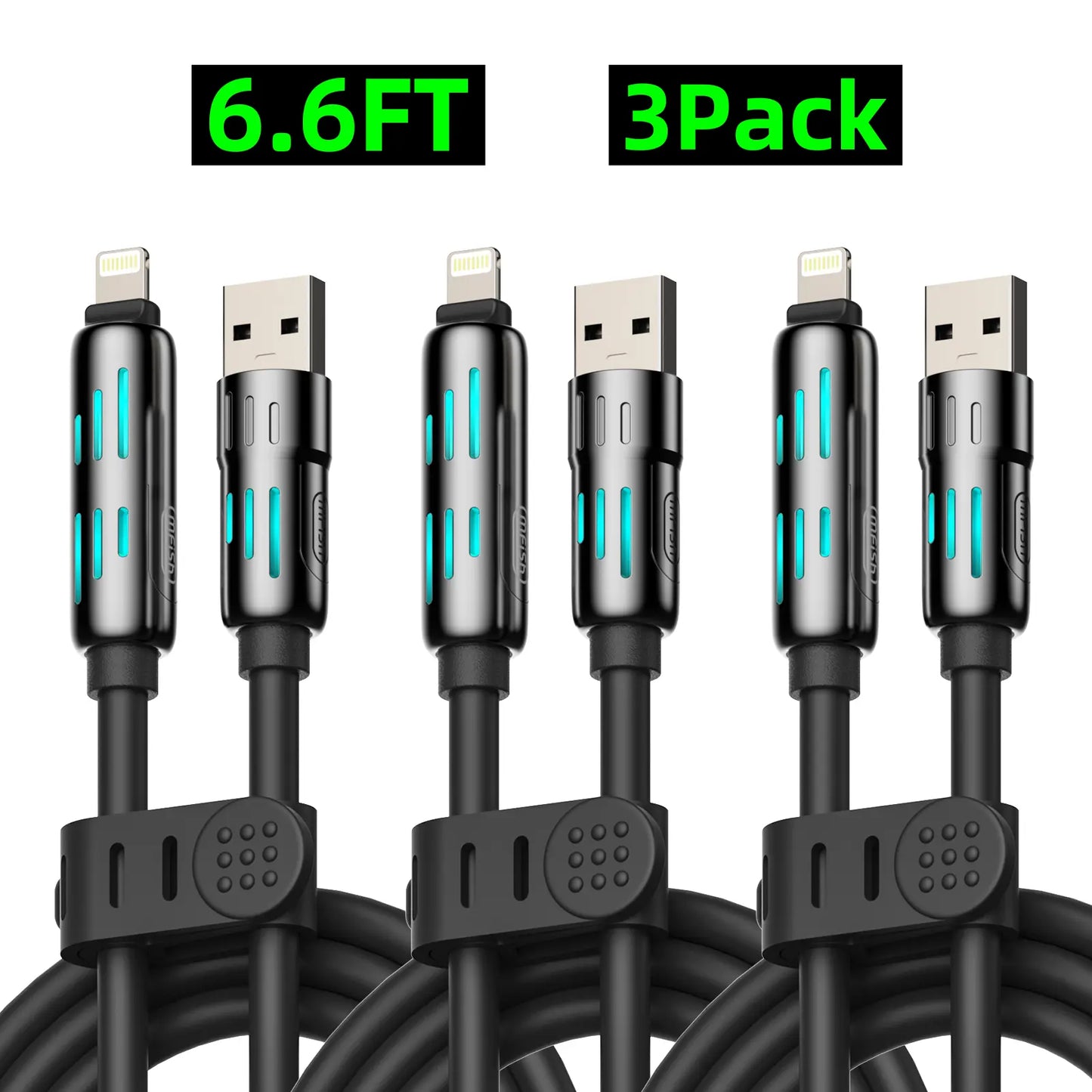 Mfish Armored Dragon I 4-In-1 Multi 240W Fast Charging Super Liquid Silicone Cable with USB a Type C Lightning for Iphone17&Samsung Laptops Charger