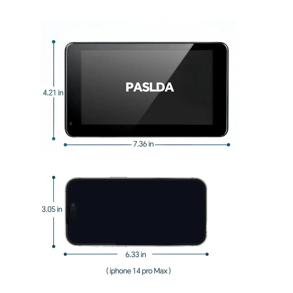 【PASLDA】2026 Summervibes-Upgraded Wireless Carplay Screen for Andriod & Iphone : the Ultimate Portable Car Play Adapter for Seamless In-Car Entertainment