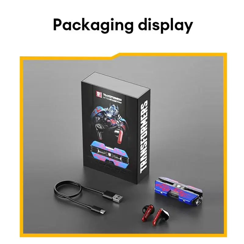 Fashion Wireless BT Headset, True Wireless Headphones, TF-T01 BT5.3 Gaming Low Latency Headset, TWS Hifi Stereo Sound Quality Headset with Microphone for Game Travel Sports
